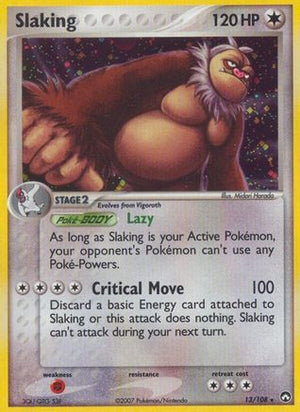 Slaking 13/108 - Power Keepers Reverse Holofoil - Poke-Collect