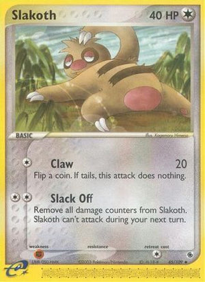 Slakoth 45/109 - Ruby & Sapphire - Poke-Collect