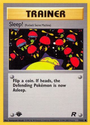 Sleep! 79/82 - Team Rocket Unlimited - Poke-Collect
