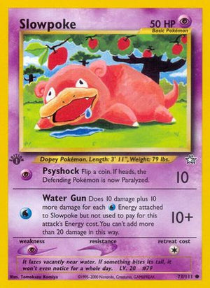Slowpoke 73/111 - Neo Genesis Unlimited - Poke-Collect