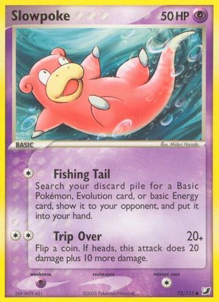 Slowpoke 72/115 - Unseen Forces Reverse Holofoil - Poke-Collect