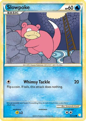 Slowpoke 81/123 - HeartGold & SoulSilver Reverse Holofoil - Poke-Collect