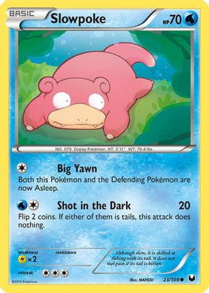 Slowpoke 23/108 - Dark Explorers - Poke-Collect