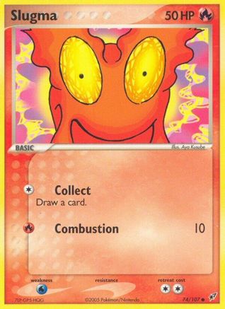 Slugma 74/107 - Deoxys Reverse Holofoil - Poke-Collect