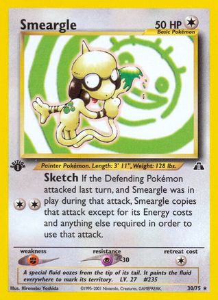 Smeargle 30/75 - Neo Discovery Unlimited - Poke-Collect