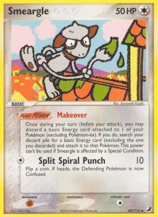 Smeargle 48/115 - Unseen Forces Reverse Holofoil - Poke-Collect