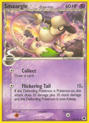 Smeargle δ 39/101 - Dragon Frontiers Reverse Holofoil - Poke-Collect
