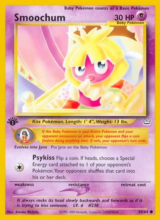 Smoochum 54/64 - Neo Revelation Unlimited - Poke-Collect