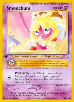 Smoochum 54/64 - Neo Revelation Unlimited - Poke-Collect