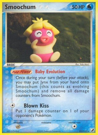 Smoochum 31/115 - Unseen Forces Reverse Holofoil - Poke-Collect