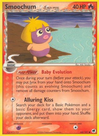 Smoochum δ 64/101 - Dragon Frontiers - Poke-Collect