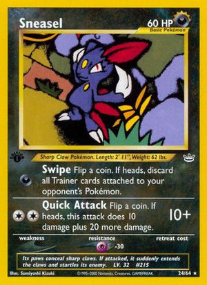 Sneasel 24/64 - Neo Revelation Unlimited - Poke-Collect