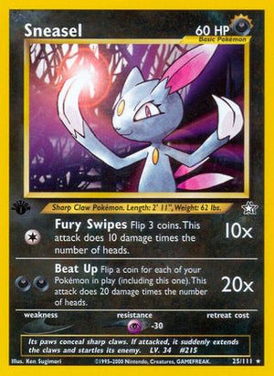 Sneasel 25/111 - Neo Genesis Unlimited - Poke-Collect