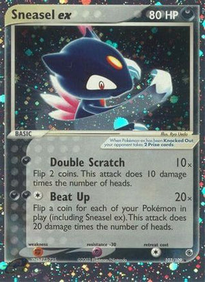 Sneasel ex 103/109 - Ruby & Sapphire Holofoil - Poke-Collect