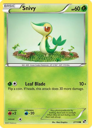 Snivy 2/114 - Black & White - Poke-Collect