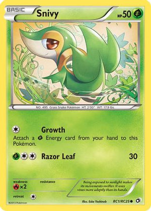 Snivy RC1/113 - Legendary Treasures Holofoil - Poke-Collect
