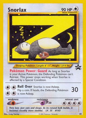Snorlax 49/53 - Wizards Black Star Promos - Poke-Collect