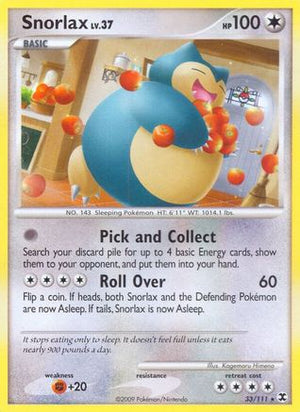 Snorlax 33/111 - Rising Rivals - Poke-Collect