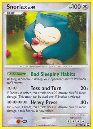 Snorlax 81/111 - Rising Rivals - Poke-Collect