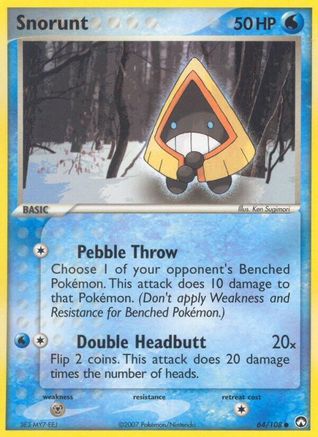 Snorunt 64/108 - Power Keepers Reverse Holofoil - Poke-Collect