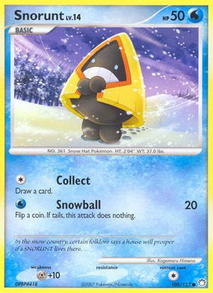 Snorunt 100/123 - Mysterious Treasures - Poke-Collect