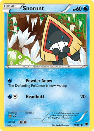 Snorunt 21/101 - Plasma Blast Reverse Holofoil - Poke-Collect