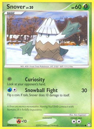 Snover 101/123 - Mysterious Treasures - Poke-Collect