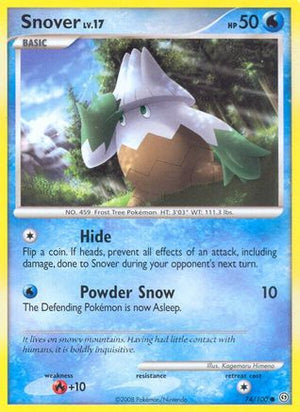 Snover 74/100 - Stormfront Reverse Holofoil - Poke-Collect