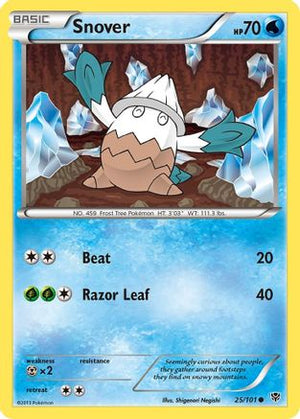 Snover 25/101 - Plasma Blast - Poke-Collect