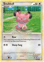 Snubbull 82/123 - HeartGold & SoulSilver Reverse Holofoil - Poke-Collect