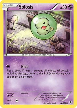 Solosis 42/101 - Plasma Blast Reverse Holofoil - Poke-Collect