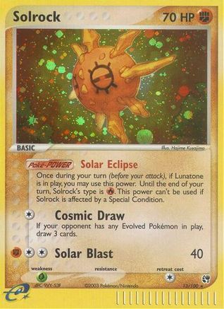 Solrock 13/100 - Sandstorm Holofoil - Poke-Collect