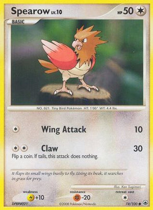 Spearow 74/100 - Majestic Dawn Reverse Holofoil - Poke-Collect