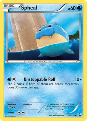 Spheal 29/124 - Dragons Exalted Reverse Holofoil - Poke-Collect