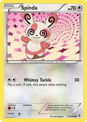 Spinda 115/149 - Boundaries Crossed Reverse Holofoil - Poke-Collect