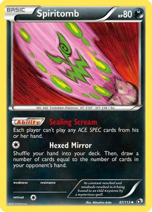 Spiritomb 87/113 - Legendary Treasures Reverse Holofoil - Poke-Collect
