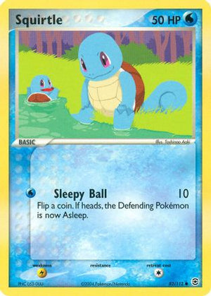Squirtle 82/112 - FireRed & LeafGreen - Poke-Collect
