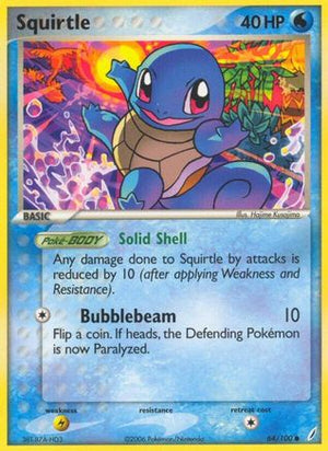 Squirtle 64/100 - Crystal Guardians - Poke-Collect