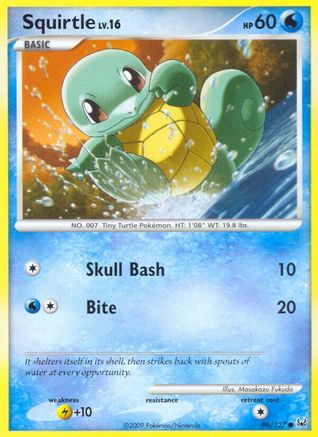 Squirtle 96/127 - Platinum Reverse Holofoil - Poke-Collect