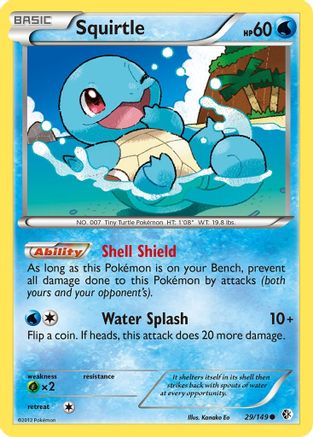 Squirtle 29/149 - Boundaries Crossed Reverse Holofoil - Poke-Collect