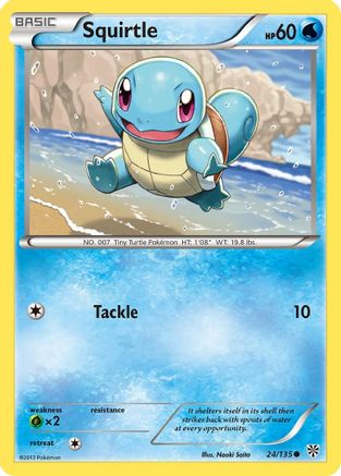 Squirtle 24/135 - Plasma Storm Reverse Holofoil - Poke-Collect