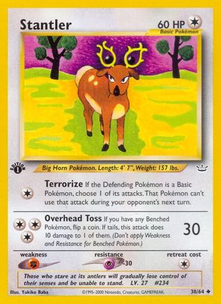 Stantler 38/64 - Neo Revelation 1st Edition - Poke-Collect