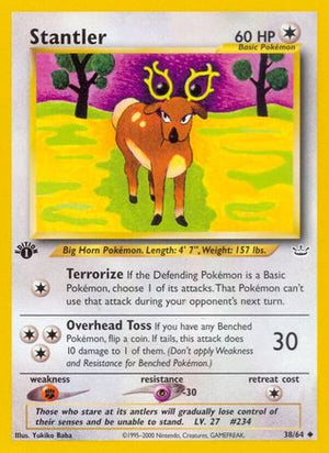 Stantler 38/64 - Neo Revelation 1st Edition - Poke-Collect