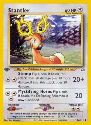 Stantler 76/111 - Neo Genesis Unlimited - Poke-Collect