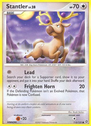 Stantler 113/132 - Secret Wonders - Poke-Collect