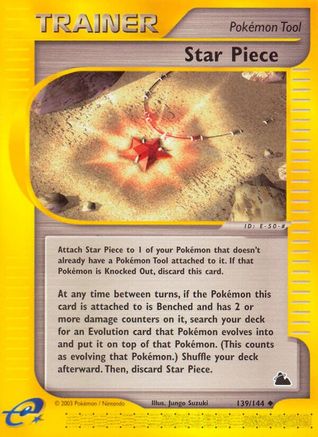 Star Piece 139/144 - Skyridge Reverse Holofoil - Poke-Collect