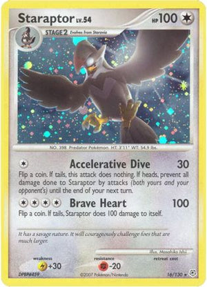 Staraptor 16/130 - Diamond & Pearl Holofoil - Poke-Collect