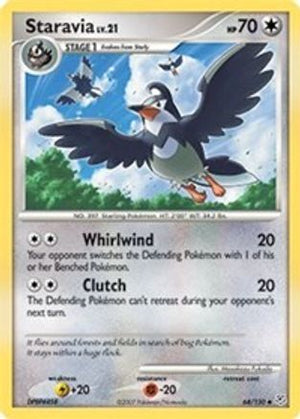 Staravia 64/130 - Diamond & Pearl Reverse Holofoil - Poke-Collect