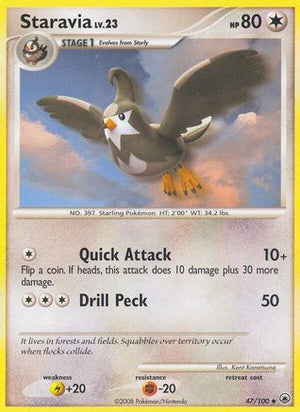 Staravia 47/100 - Majestic Dawn - Poke-Collect