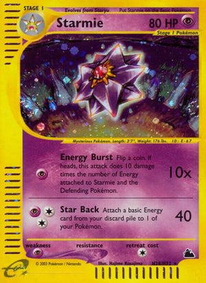 Starmie H28/144 - Skyridge Holofoil